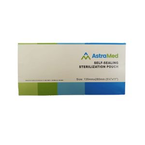 Astramed Self Sealing Sterilization Pouches 200Pcs - 135mm x 280mm