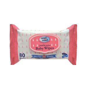 Cool & Cool Baby Wipes - 80 Pcs (B1236CX)