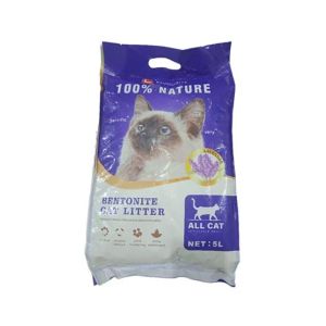 Bentonite Lavender Scented Cat Litter - 5 Ltr