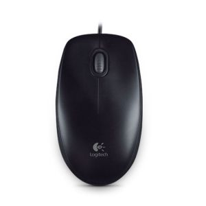 Logitech B100 Optical USB Mouse Black (910-001439)