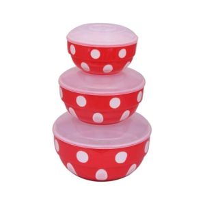 Easy Shop Food Storage Box Red - Pack Of 3