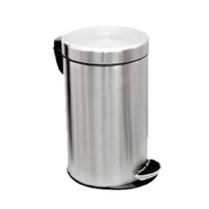 Easy Shop 12 Liter Hydraulic Steel Pedal Dustbin