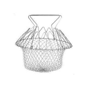 Easy Shop Chef Basket Kitchen Colander Cooking Expandable