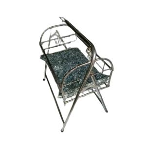 Easy Shop Silver Chrome Bearing Dolly Cradle with Mattress