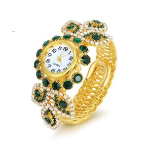 Karachi Shop Analog Women's Watch Gold/Green