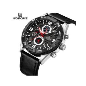 Naviforce ChronoGlide Edition Watch For Men Black (NF-8043-3)