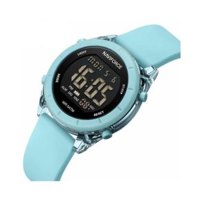 Naviforce Stylish Digits Watch For Women Sky Blue (nf-7108-2)