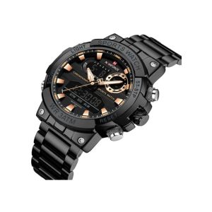 Naviforce Dual Force Watch For Men Black (NF-9237-5)