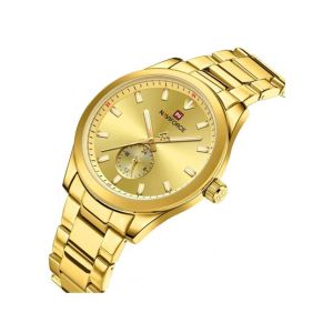 Naviforce Pursuit Chronograph Watch For Men Golden (NF-9231-2)