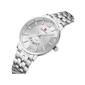 Naviforce Affinity Watch For Men Silver (NF-9238g-5)