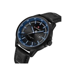 Naviforce Sophisti Date Watch For Men Black Blue (NF-9248-9)