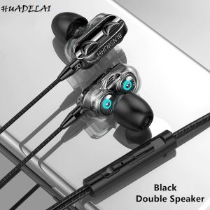 Friends Tech Huadelai 3.5mm Wired In Ear Earphone Black