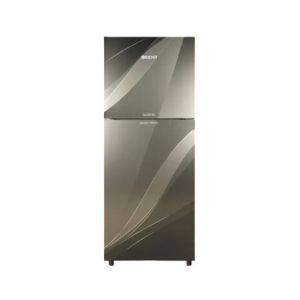 Orient Marvel 260 Freezer-On-Top Glass Door Refrigerator 9 Cu Ft-Blaze Grey