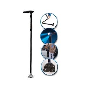 Ferozi Traders Trusty Cane LED Folding Walking Stick