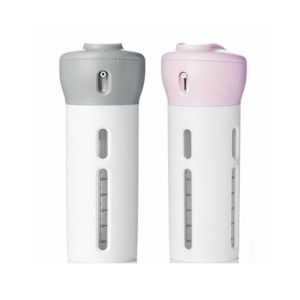 Ferozi Traders 4-In-1 Leak Proof Smart Travel Bottle