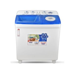 Boss Top Load Semi Automatic Twin Tub Washing Machine 7.5Kg White (K.E.7500-BS)