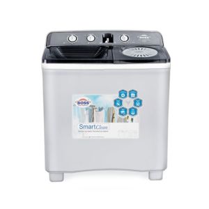 Boss Top Load Twin Tub Washing Machine 12Kg Gray (KE-14000-BS)