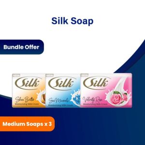 Silk Soaps - Pack Of 3