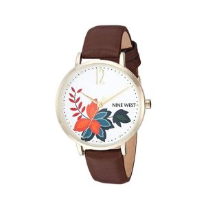 Nine West Watch For Women Brown (NW/2208SVBN)