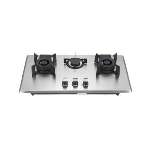 Xpert Easy Clean Steel Gas Hob Silver (XST-3)