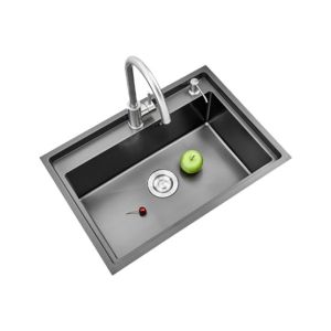 Xpert Single Bowl Sink Black (6045-304-B)