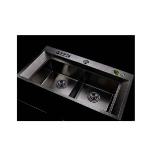 Xpert Double Bowl Sink Black (8640-B)