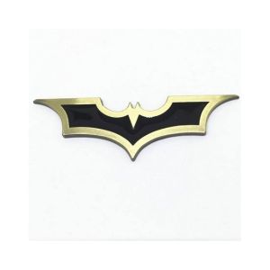 G-Mart 3D Metal Batman Logo Car Sticker