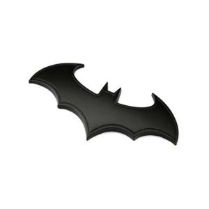 G-Mart Metal Bat Man Logo Car Sticker - Black