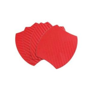 G-Mart Car Door Handle Sticker - Red Pack Of 4 