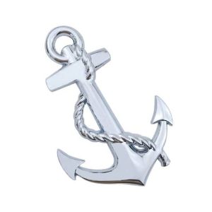 G-Mart 3D Anchor Car Decoration Sticker - Silver