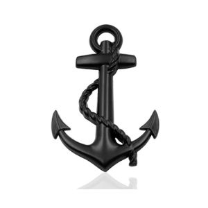 G-Mart 3D Anchor Car Decoration Sticker - Black