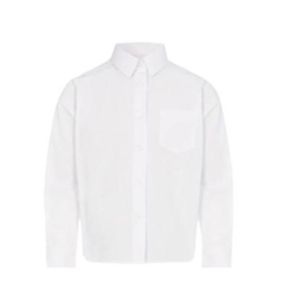 G-Mart School Shirt For Boys - White (0315)