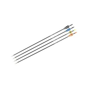 Musen 5mm Recreational Fiberglass Sleeve Tip Archery Arrows (MSBJ-7001) - 29" Spine 700-Blue &amp; White-12 Pcs