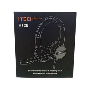 Itech Telecom Environmental Noise Cancelling Headset (H12E)