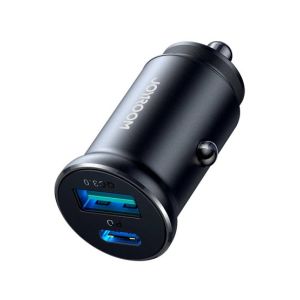 Joyroom 30W A+C Mini Metal Car Charger Black (JR-CCN05)