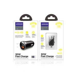 Joyroom Mini Dual-Port 30W Smart Car Charger (C-A08)