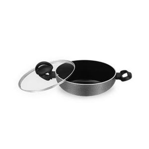 Cambridge Non Stick Wok Two Side Handles With Glass Lid 26 Cm (NWT3826)