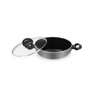 Cambridge Non Stick Wok Two Side Handles With Glass Lid 28 Cm (NWT3828)