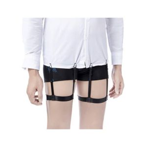 Afreeto Men Shirt Stays Garter Holder