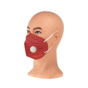 Badar Store KN-95 4 Layers Face Mask With Filter Red Pack Of 10