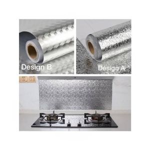 Charming Closet Aluminum Kitchen Foil Sheet Silver - 1M