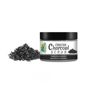 Chiltan Pure Charcoal Face & Body Scrub - 100ml