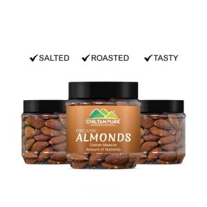 Chiltan Pure Organic Roasted Almond - 180gm