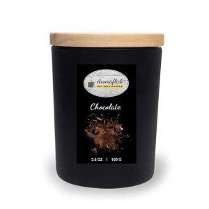 Aromaflick Chocolate Soy Glass Candle