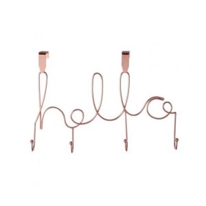 Premier Home 4 Hook Over the Door Hanger - Rose Gold (509927)