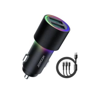 Joyroom 4.8A Dual USB Car Charger Black (CL10)