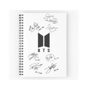 Clear Choice Printed BTS Logo Notebook (0001)