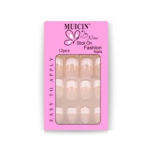 Muicin Natural Stick On Fashion Nails - Effortless Elegance