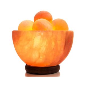 Dealbyu Himalayan Pink Salt Ball & Bowl Lamp