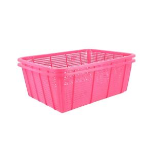 Appollo Rainbow Basket Large (Pack Of 2)-Pink